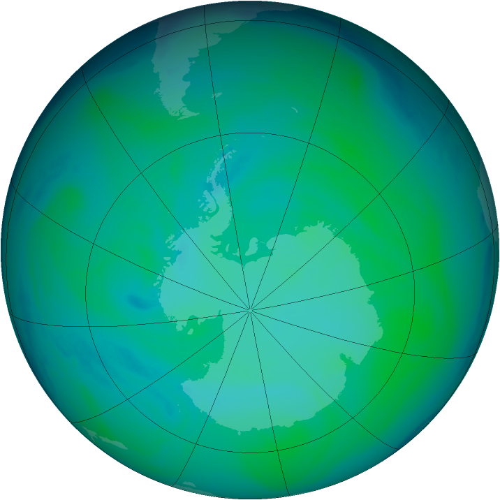 Ozone Map 2004-12-22